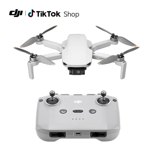 DJI Mini 4K, Drone with 4K UHD Camera for Adults, under 249 G, 3-Axis Gimbal Stabilization, 10Km Video Transmission, Auto Return, Wind Resistance, 1 Battery for 31-Min Max Flight Time