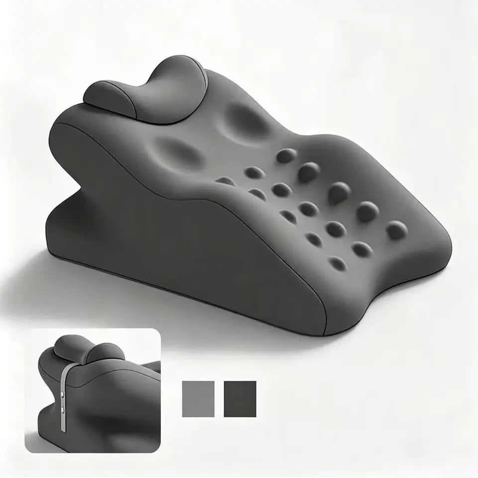 Ergonomic Cooling Fabric Reading Pillow - Premium Memory Foam Supportive Head Cushion for Phone Scrolling, Relaxing