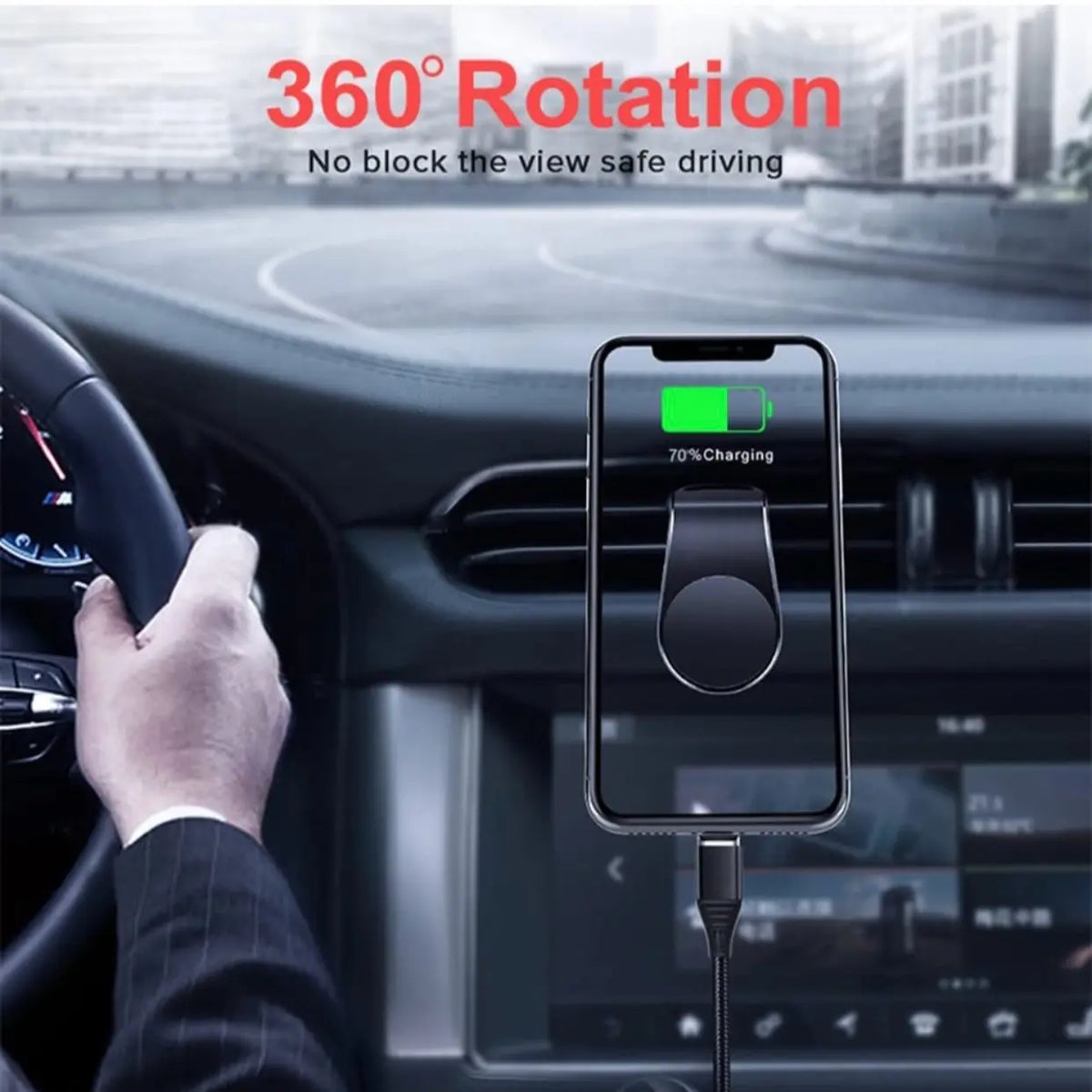 Magnetic Phone Car Mount , GPS Cell Phone Holder for Car Air Vent Mount