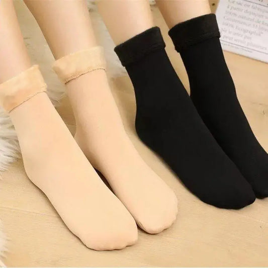 10Pairs Women Men Winter Socks Warm Thicken Thermal Snow Boots Floor Socks Soft Velvet Wool Cashmere Sock Womenswear