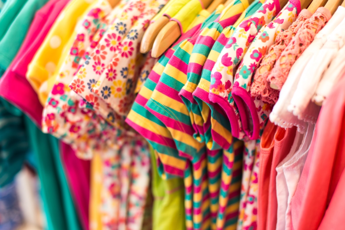 Assorted-color apparel lot for kids