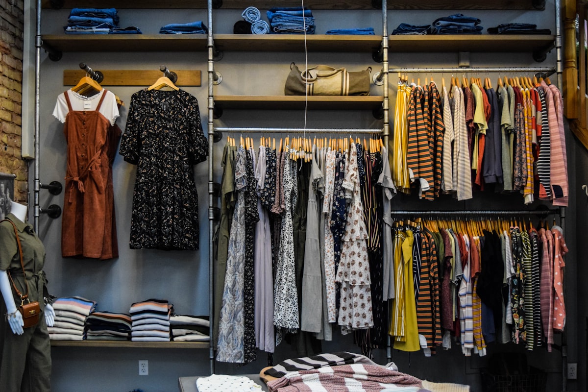 Assorted-color clothes