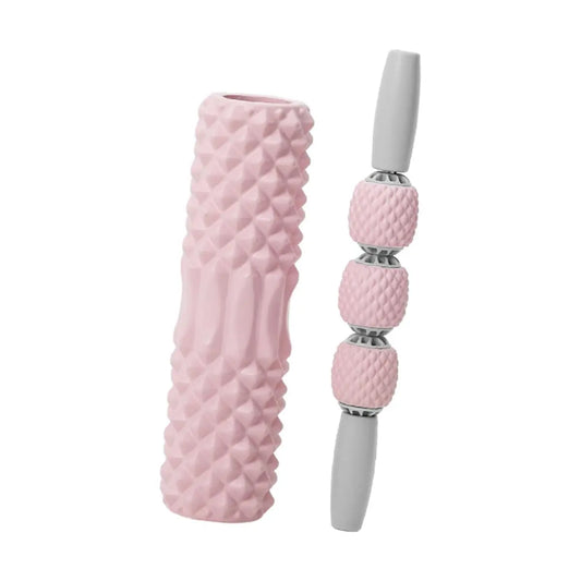 KEEP Foam Roller Set for Deep Tissue Muscle Massage, High Density Fitness Exercise Foam Roller, Massage Roller, Massage Ball, Resistance Band, for Whole Body