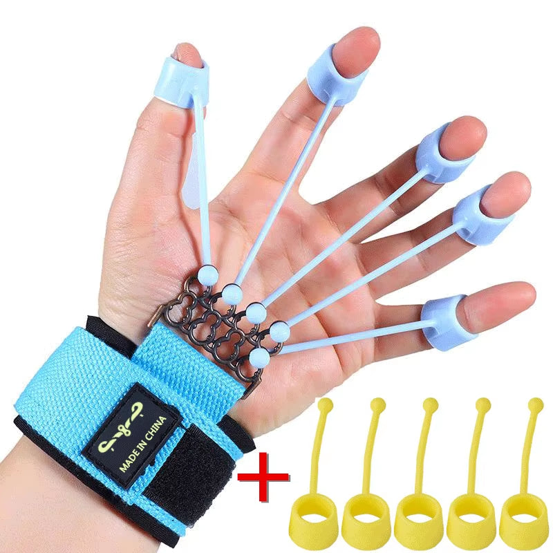 Finger Flexion Extension Rehabilitation Training Equipment Musical Instrument Finger Power Exerciser Silicone Portable Hand Grip
