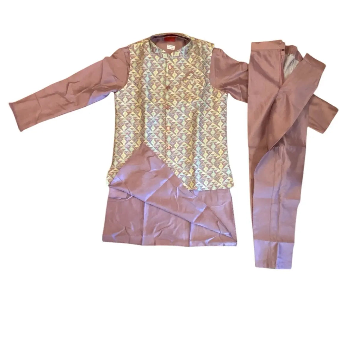 Kurta Set Men'S Elegant Jacket with Comfortable Fit for Suits - Menswear