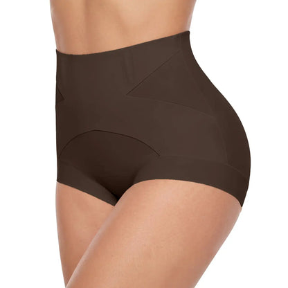 Morelect 1/3/4 Pcs Women'S High Waist Panties, Front Crisscross Design with Gentle Shaping Effect, Breathable Lightweight for Daily Comfort, Stay-Put Boned Waistband, Everyday Soft Briefs.