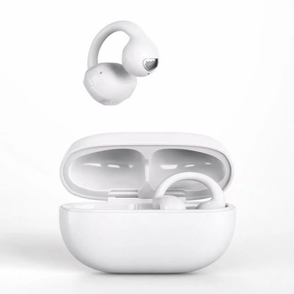 MISHUAI Open-Ear Headphones Bluetooth 6.0, USB-C Charging Box, Long Battery Life, Automatic Intelligent Matching, Compatible with All Systems, Touch Control, Sweat-Proof, Suitable for Running, Exercising, Driving, and Driving