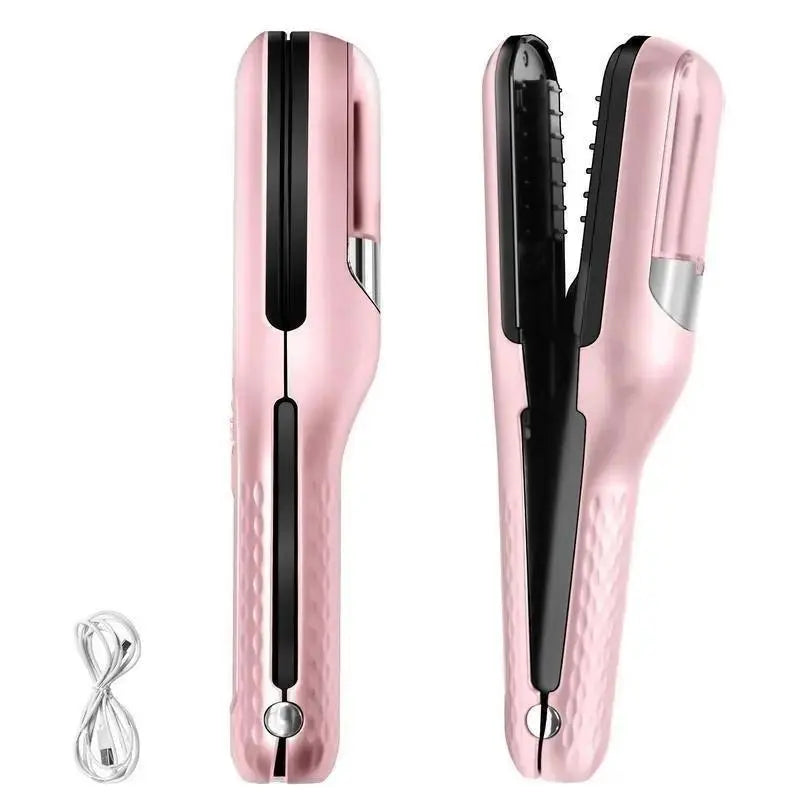 Cordless Split End Trimmer – Instantly Revive Dry, Frizzy, or Curly Hair without a Clumsy Trip to the Salon. This Pink Tool Gently Seals Split Ends at Home, Leaving Your Mane Healthier with Every Pass.