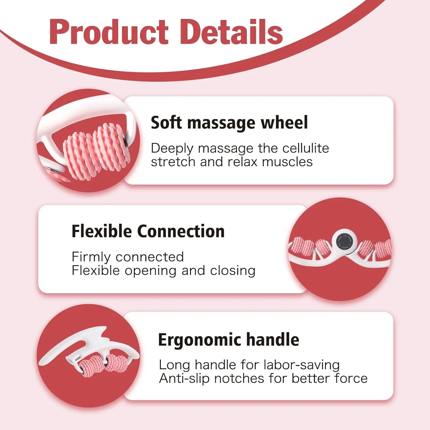 Manual Leg Roller Tool for Daily Stretching and Fitness Relaxation
