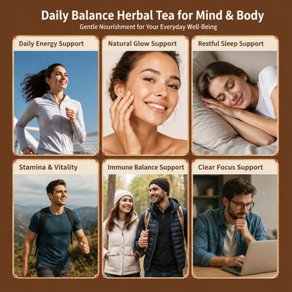 Organic Kidney Cleanse Tea - 8-Treasure Formula with Ginseng, Traditional Detox Tea for Men & Women