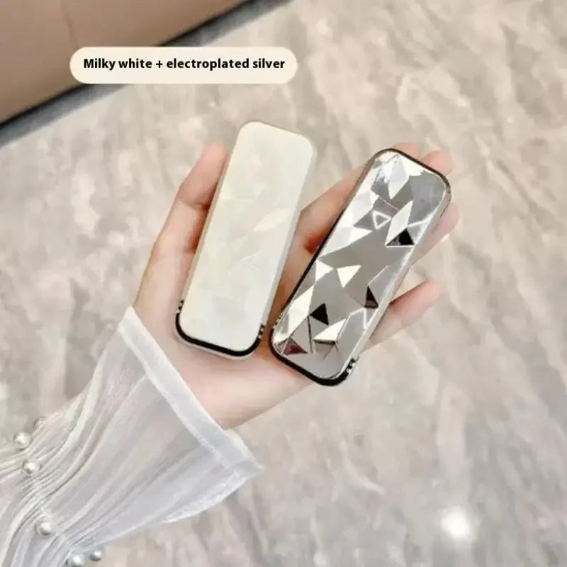 2 in 1 Mini Hair Brush Folding Massage Comb Head Massage Anti-Static Portable Hair Combs Mirror Air Cushion Scalp Massage Comb