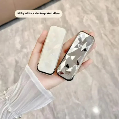 2 in 1 Mini Hair Brush Folding Massage Comb Head Massage Anti-Static Portable Hair Combs Mirror Air Cushion Scalp Massage Comb