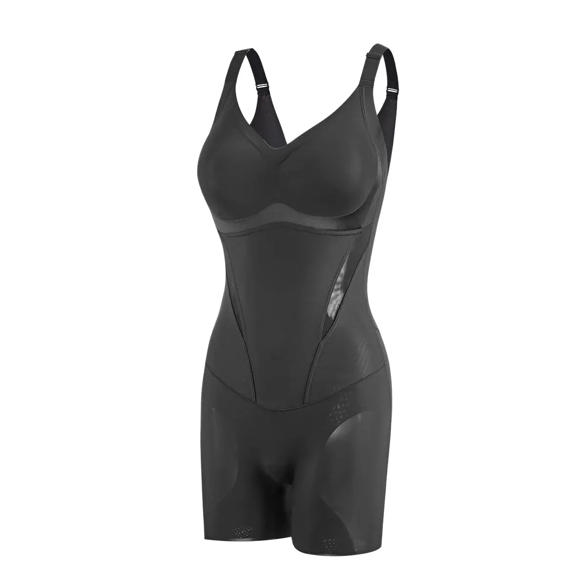 (Kakapeople Icy-Slide Bodysuit) Tummy Control Butt Liftter Faja Shapewear Ultra Thin Breathable Cooling Shapewear Bra Free Tummy Control Butt Lifter Seamless Body Shaper for Summer
