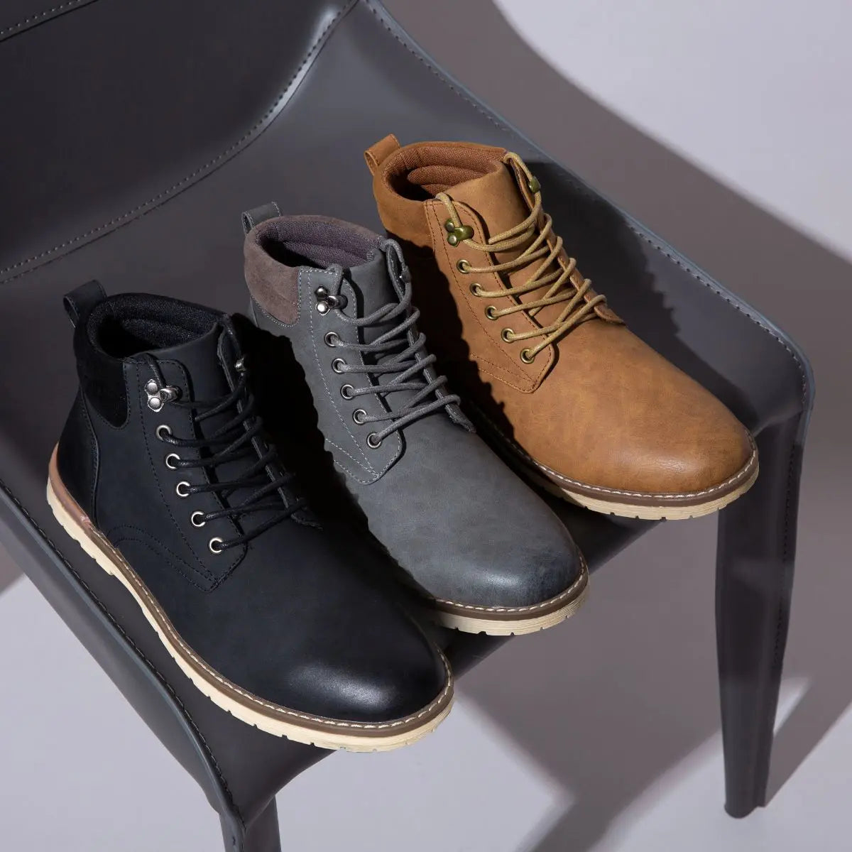 Summervibes Men'S Hiking Boots Waterproof Casual Chukka Boots for Men