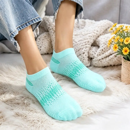 6/12 Pairs Women'S Low Cut Ankle Socks - One Size Breathable Cushioned Athletic Running Socks for Summer Sports, Hiking, Basketball