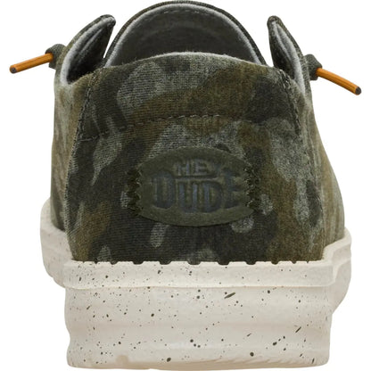 HEYDUDE Wendy Stretch Jersey Camo - Comfortable Slip on Shoes for Women