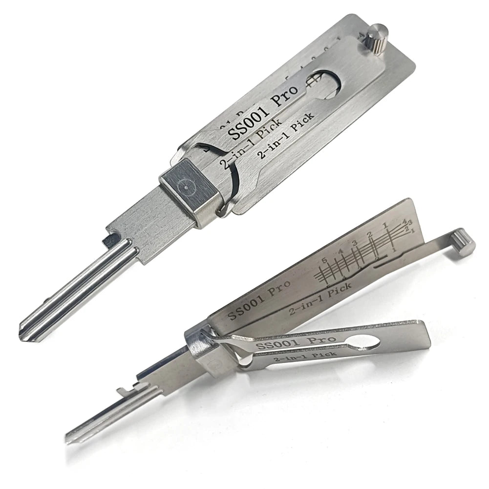 Stainless Steel Key Decoder Precision Hook and Pickup Hand Tool O-Ring Pickup Repair Kit Available Hook Hand Measuring Tool Kits