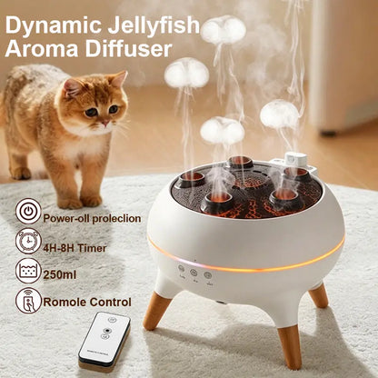 3-In-1 Home Humidifier - Colorful Night Aroma Diffuser, Mist Won'T Wet the Desk, Perfect for Bedroom, Office, Aromatherapy Gift Color Light White Noise
