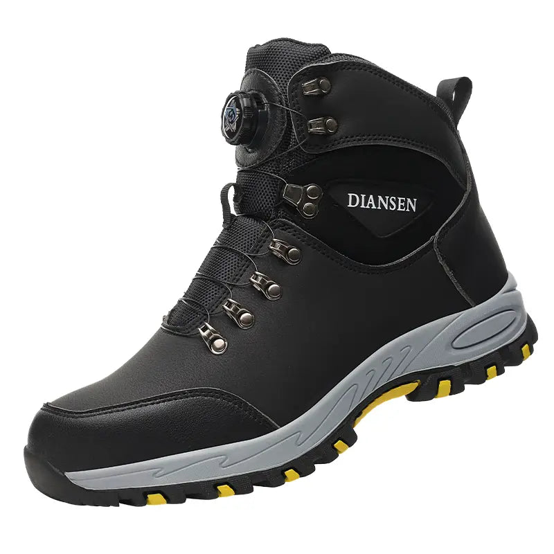 Fashion Safety Shoes Men'S Work Steel Toe Shoes Indestructible Protective Shoes Puncture-Proof Security Footwear Slip-Resistant Shoes Work Life Waterproof Shoes Wear Resistant Roofing Shoes,Father'Sdaygifts