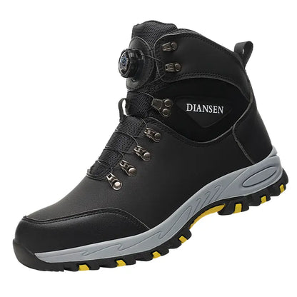 Fashion Safety Shoes Men'S Work Steel Toe Shoes Indestructible Protective Shoes Puncture-Proof Security Footwear Slip-Resistant Shoes Work Life Waterproof Shoes Wear Resistant Roofing Shoes,Father'Sdaygifts
