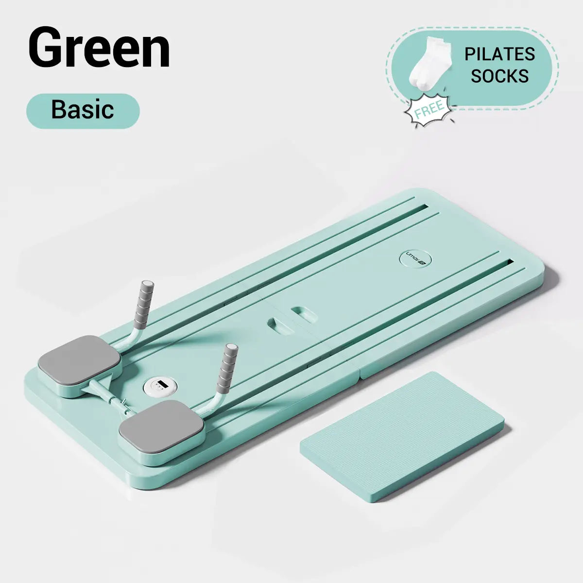A1 Pilates Board with Yoga Socks - Pilates Equipment Set, Multifunctional Foldable Home Pilates Board, 5-In-1 Pilates Skateboard，Summer Wins Summerwins