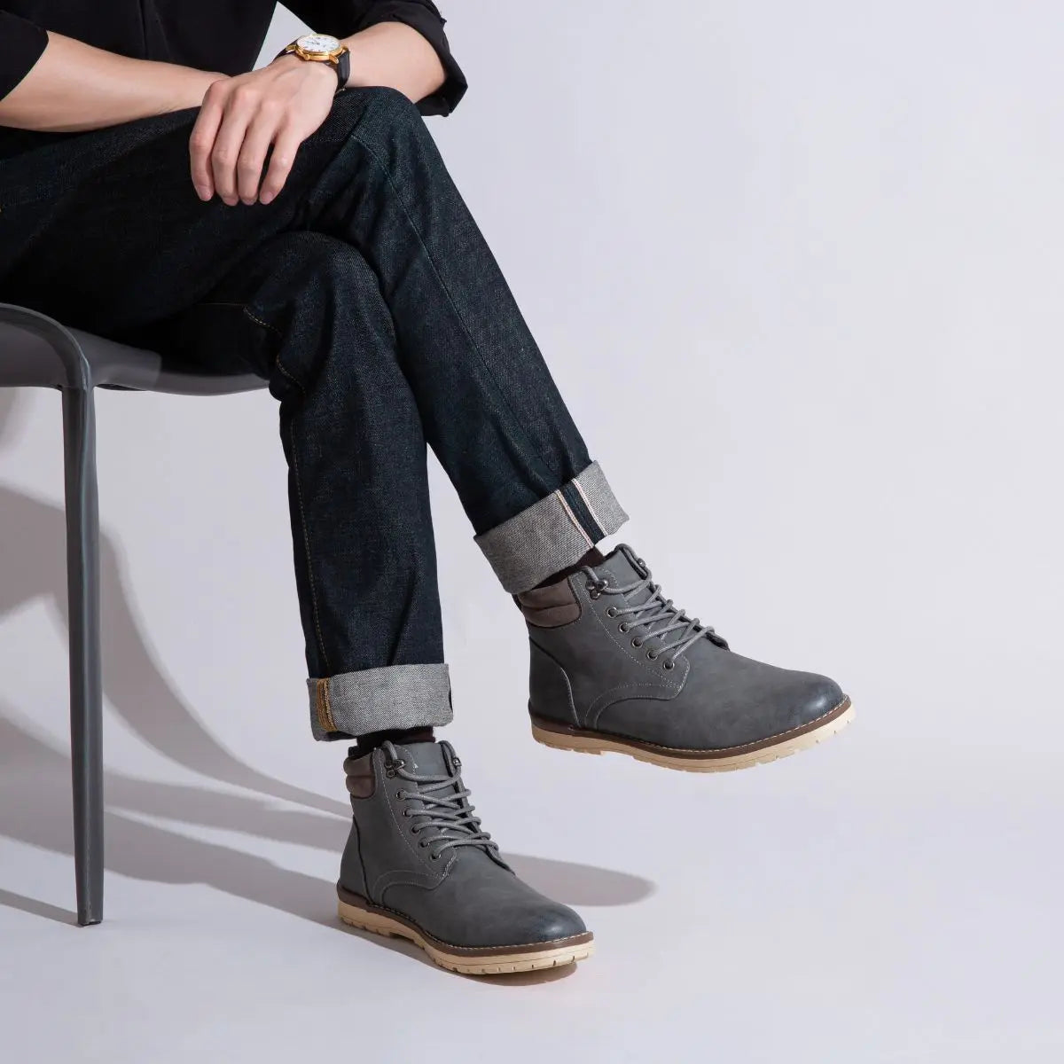 Summervibes Men'S Hiking Boots Waterproof Casual Chukka Boots for Men