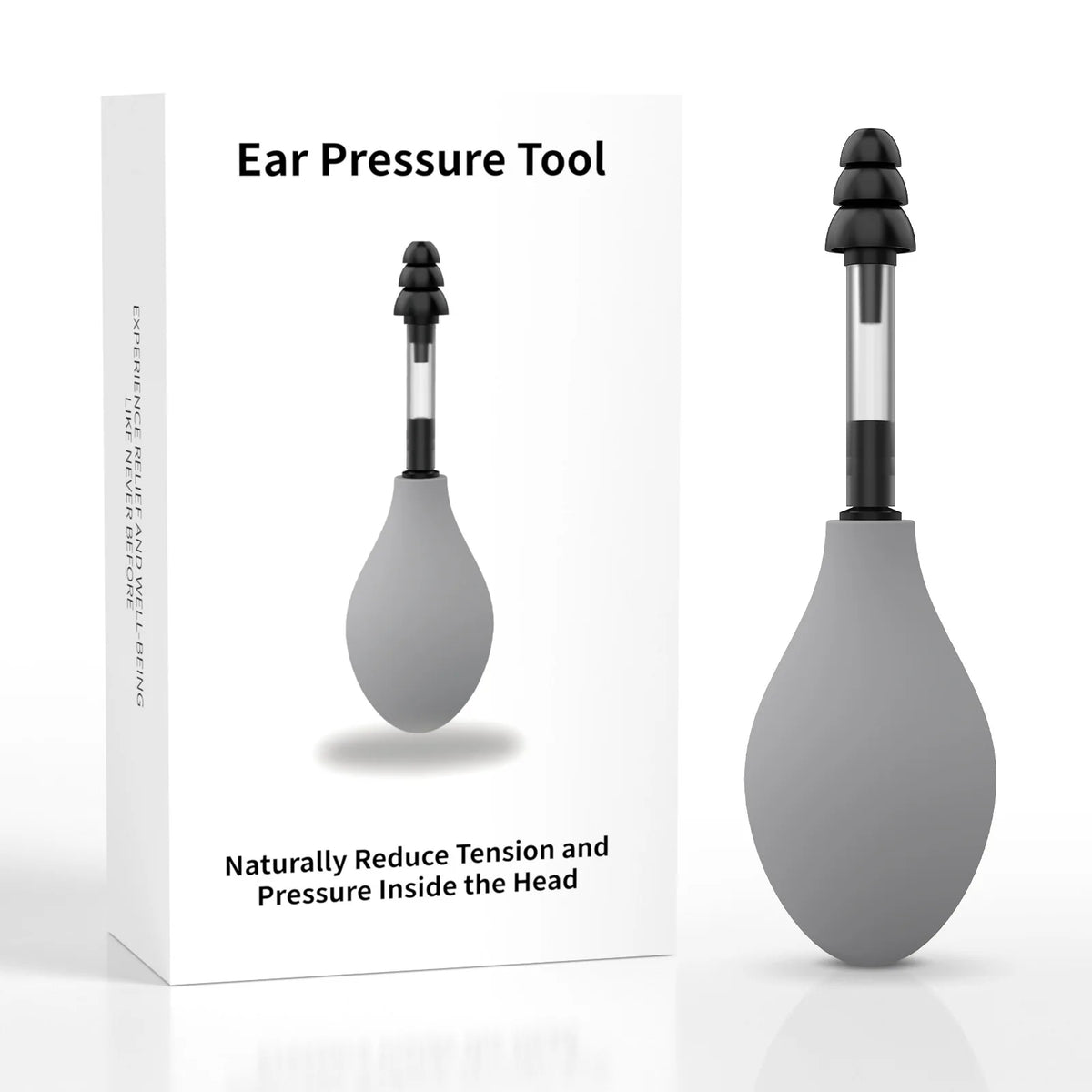 Ear Pressure Tool Portable Ear Pressure Relief Suction Device Ear Pressure Relief Tool for Headach Ear Massage Tool
