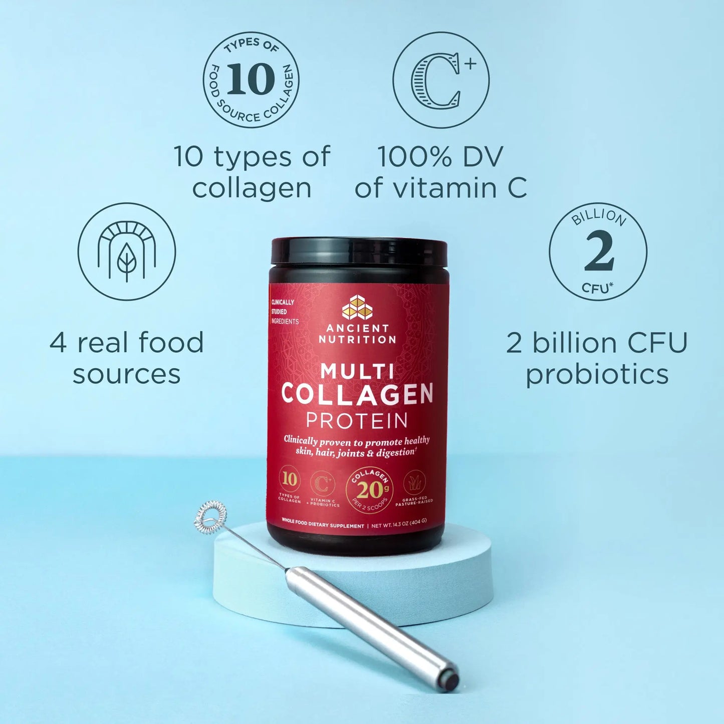 Multi Collagen Protein | Powder Unflavored (24 Servings)