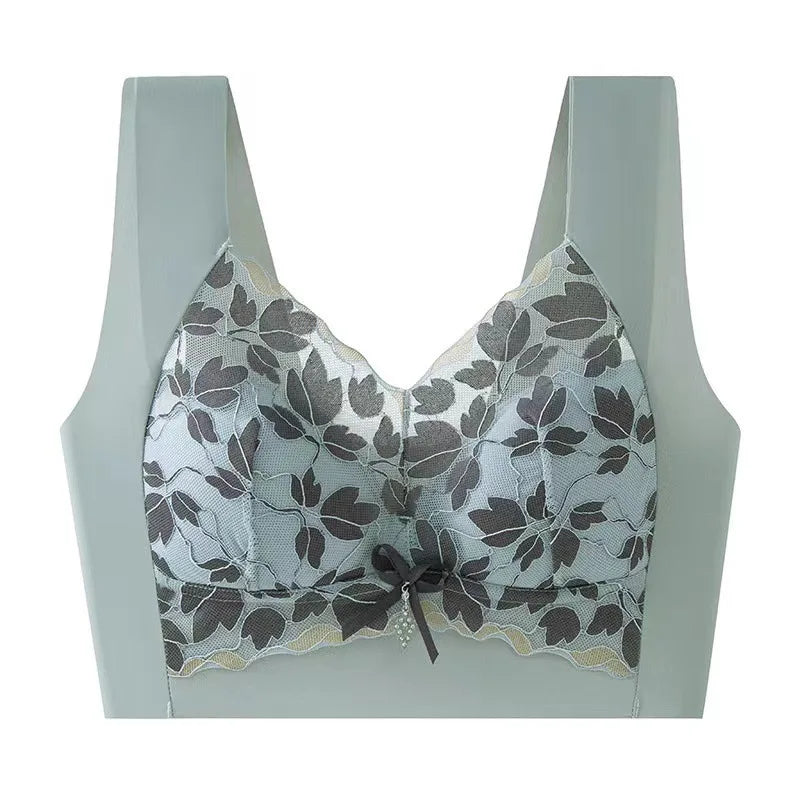 Women'S Seamless Push up Bras Lace Wireless Sexy Lingerie Bra Anti-Sagging Underwear Comfortable Breathable Bra