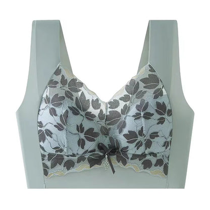 Women'S Seamless Push up Bras Lace Wireless Sexy Lingerie Bra Anti-Sagging Underwear Comfortable Breathable Bra