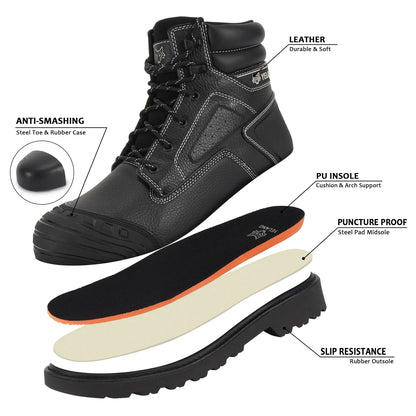 Waterproof Steel Toe Work Boots