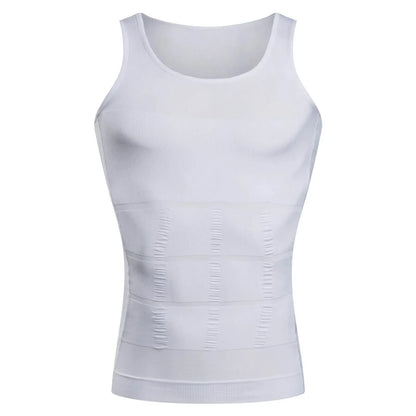 INSELLE Men Body Shaper Slimming Compression Vest Undershirt Seamless Waist Trainer Tank Top Belly Control Weight Loss Shapewear