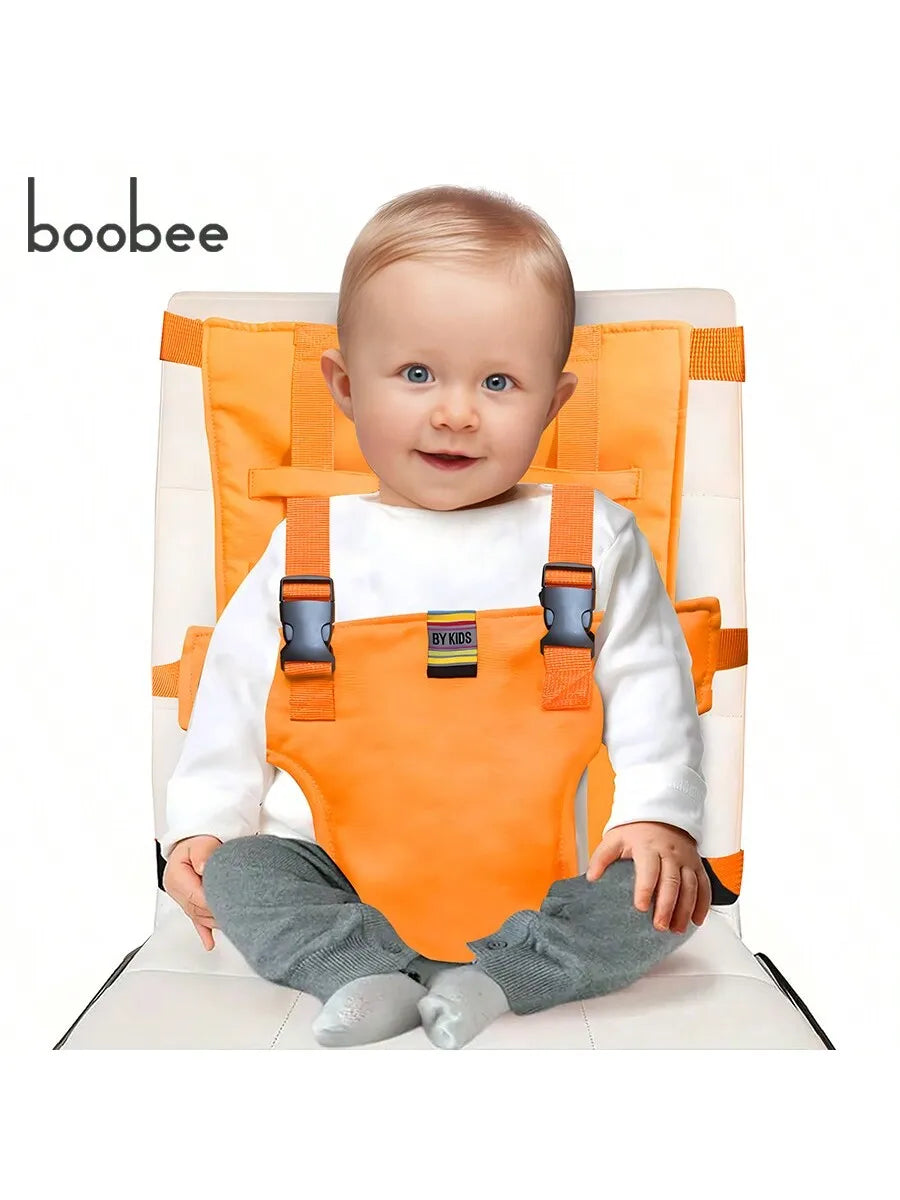 1Pc Baby Heightened Dining Chair Safety Belt, Kidsren'S Universal Fixed Belt Outing Chair Strap - Washable, Portable and Foldableable, Fabric Safety Belt, Travel Safety Belt Seat, Anti-Fall Safety Belt, Perfect Baby Shower Gift for Babies.