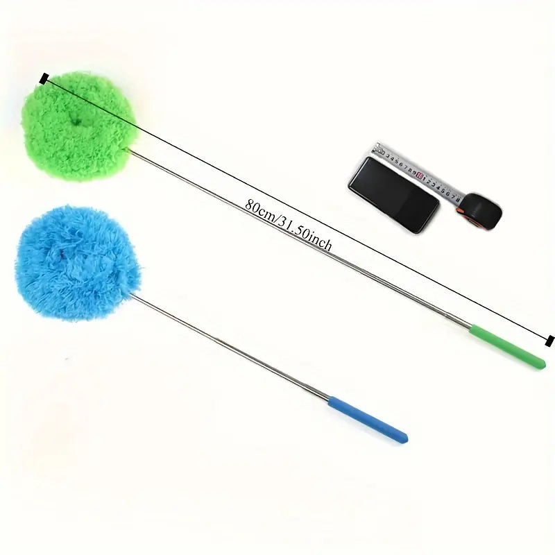 Ceiling Fan Cleaner with Extendable Pole, Adjustable & Detachable Blades, for High Ceilings, Windows and Furniture