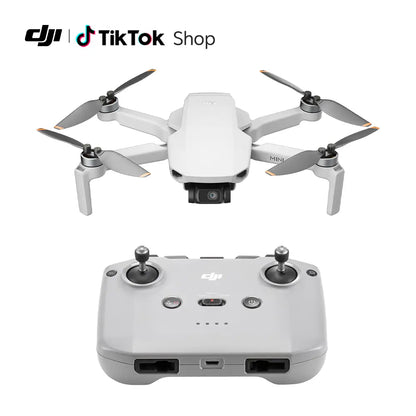 DJI Mini 4K, Drone with 4K UHD Camera for Adults, under 249 G, 3-Axis Gimbal Stabilization, 10Km Video Transmission, Auto Return, Wind Resistance, 1 Battery for 31-Min Max Flight Time