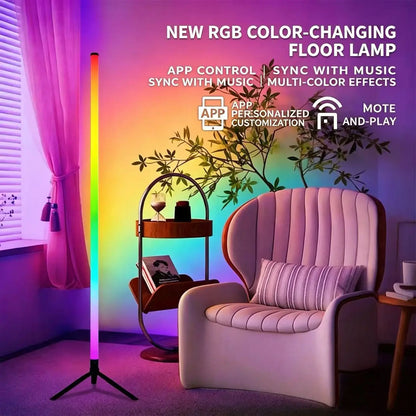 Triangular Floor Standing Light Fixture, Home Lighting, Cozy Decorative Ambiance Lighting for Bedroom
