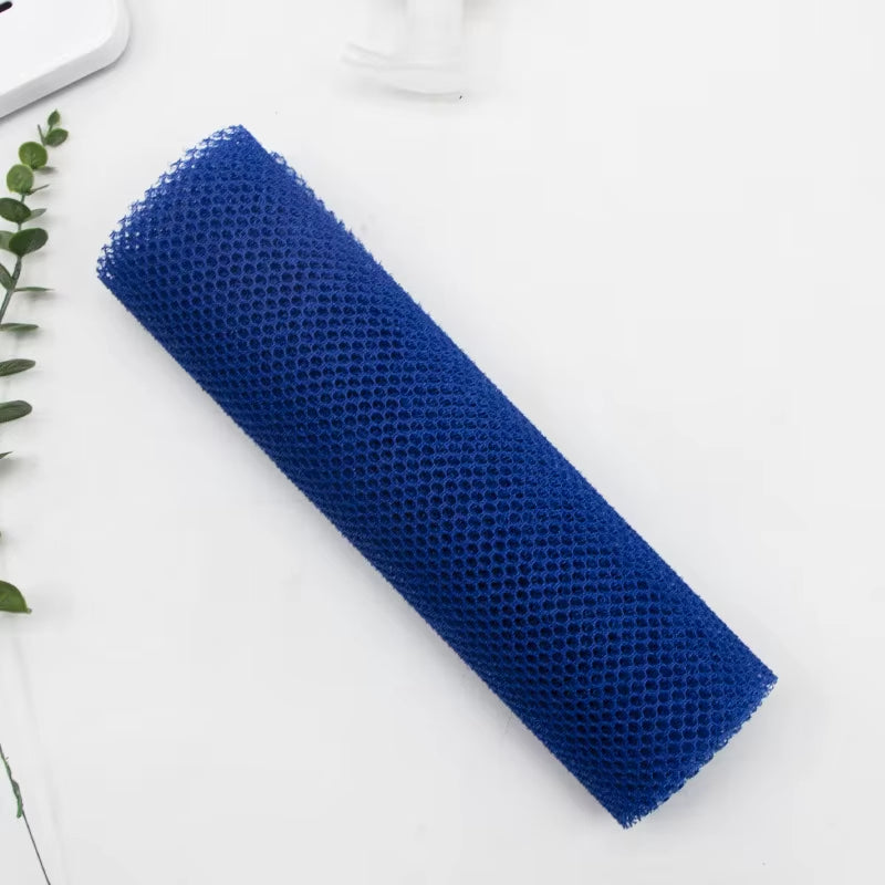 Mesh African Net Bath Sponge Water-Absorbent Long Strip Shower Scrubber Quick Foaming Lightweight Exfoliating Bath Towel
