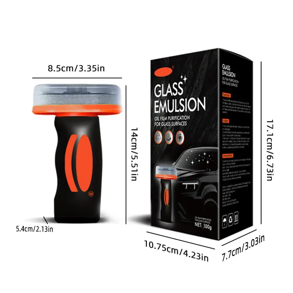 Car Glass Cleaner Gel & Foam Windshield Watermark Remover Anti-Fog Coating, Fast Cleaning Rainproof for Car Glass Windows