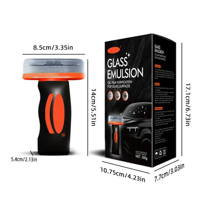 Car Glass Cleaner Gel & Foam Windshield Watermark Remover Anti-Fog Coating, Fast Cleaning Rainproof for Car Glass Windows