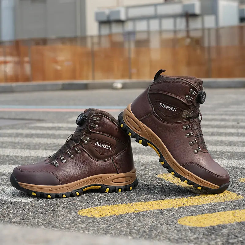 Fashion Safety Shoes Men'S Work Steel Toe Shoes Indestructible Protective Shoes Puncture-Proof Security Footwear Slip-Resistant Shoes Work Life Waterproof Shoes Wear Resistant Roofing Shoes,Father'Sdaygifts