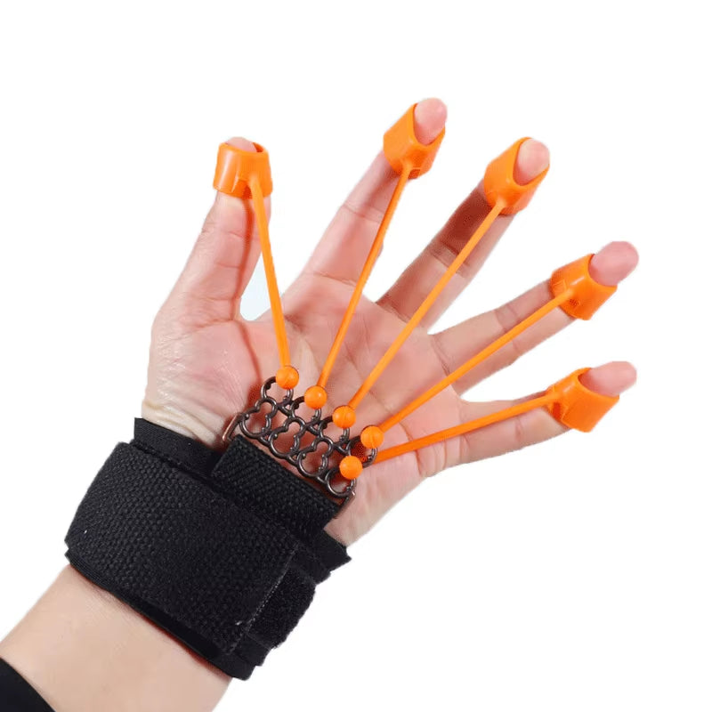 Finger Flexion Extension Rehabilitation Training Equipment Musical Instrument Finger Power Exerciser Silicone Portable Hand Grip