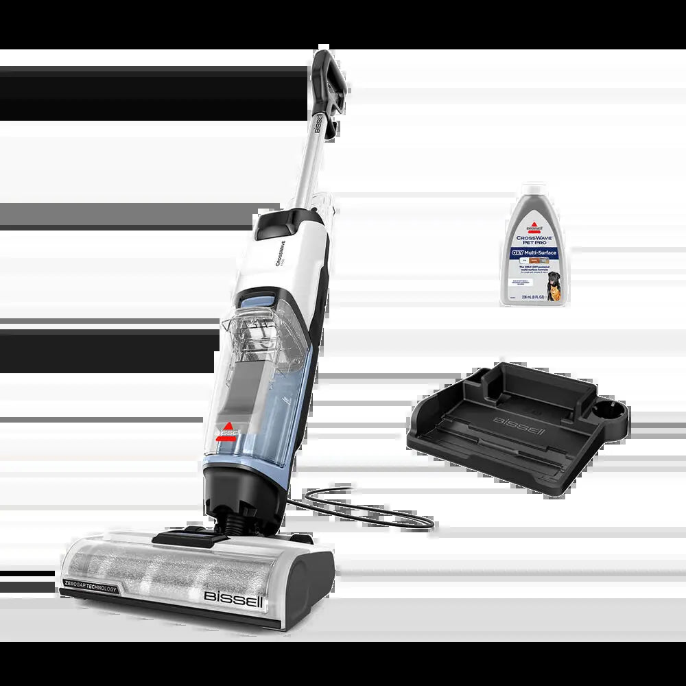 BISSELL® Crosswave® Edge All-In-One Floor Cleaner, Vacuums & Mops Simultaneously, Pet Hair & Hard Floors, Zerogap™ Baseboard Cleaning, Corded, 4111A