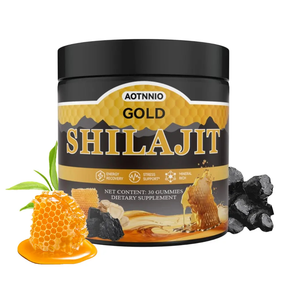 Premium Shilajit Gummies | Organic Manuka Honey Formula | Energy & Stamina Support | Sports Nutrition Supplement | 30 Gummies | Dealsforyoudays