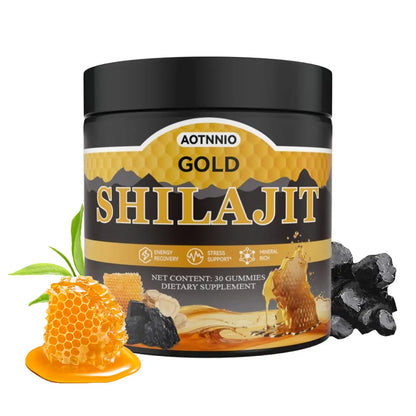 Premium Shilajit Gummies | Organic Manuka Honey Formula | Energy & Stamina Support | Sports Nutrition Supplement | 30 Gummies | Dealsforyoudays