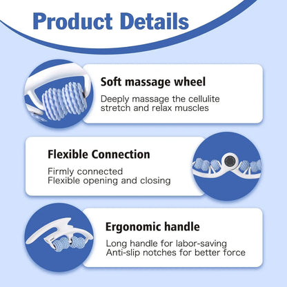 Manual Leg Roller Tool for Daily Stretching and Fitness Relaxation