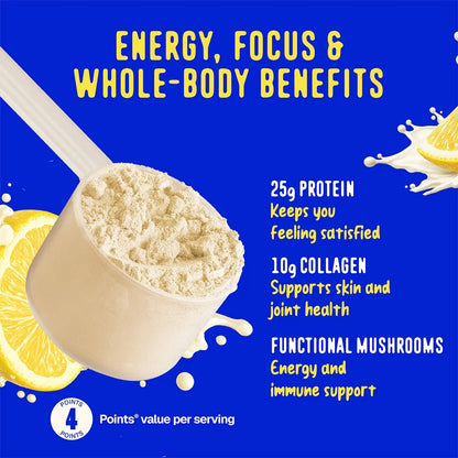 Whipped Lemonade Protein Smoothie by Flavcity Weight Watchers