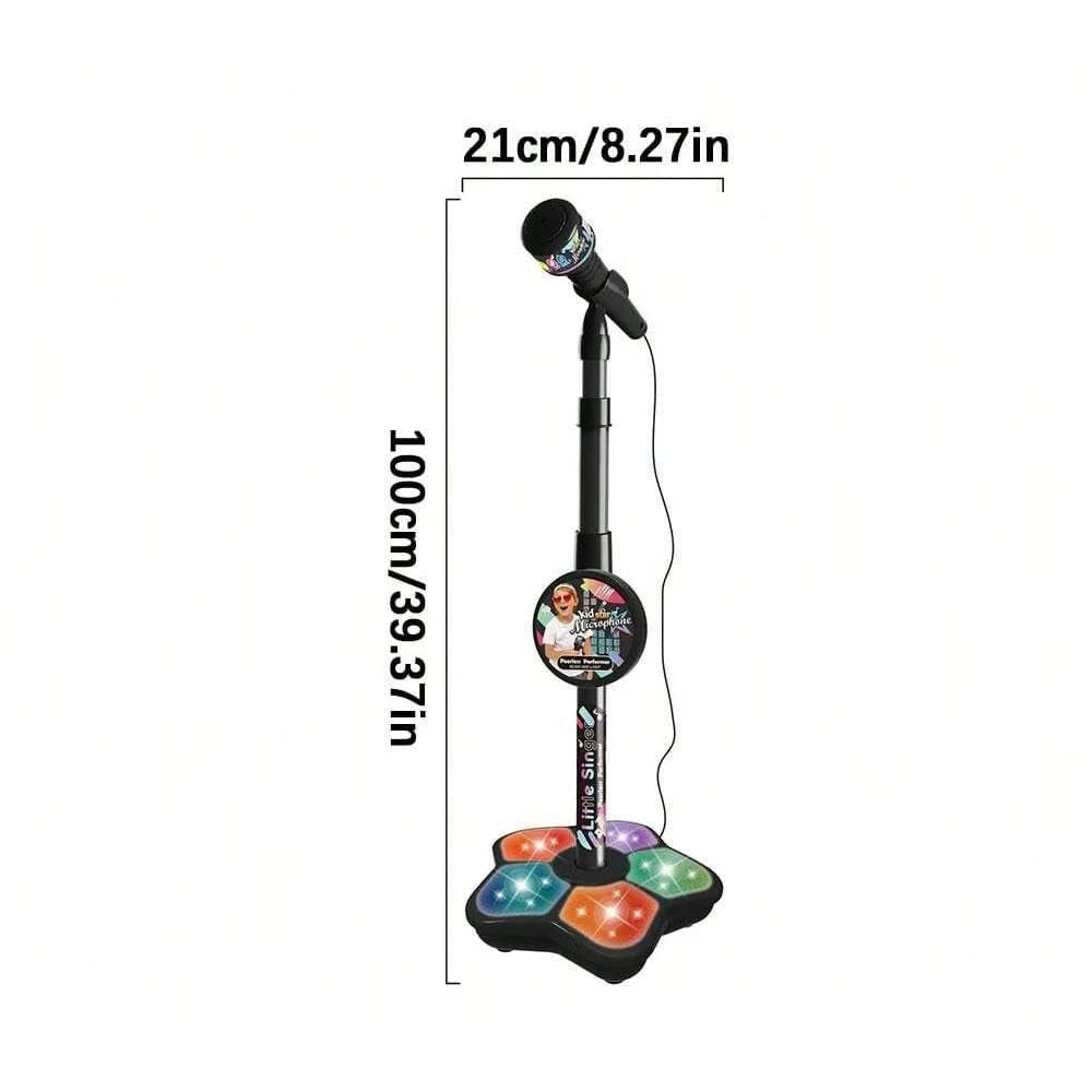 Kids Microphone Stand Toy Portable Children'S Karaoke Electronic Durable Party Karaoke Microphone Stand, Kids Karaoke Machine