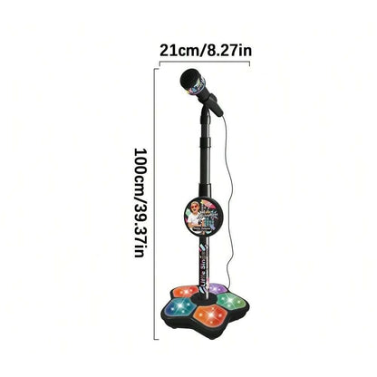 Kids Microphone Stand Toy Portable Children'S Karaoke Electronic Durable Party Karaoke Microphone Stand, Kids Karaoke Machine