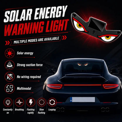 3PCS Devil Eyes LED Car Sign, Dynamic Windshield Light USB Powered, Stand Out at Night Easy Install, for Car Shows Night Driving Car Lovers