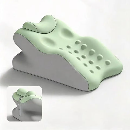 Ergonomic Cooling Fabric Reading Pillow - Premium Memory Foam Supportive Head Cushion for Phone Scrolling, Relaxing